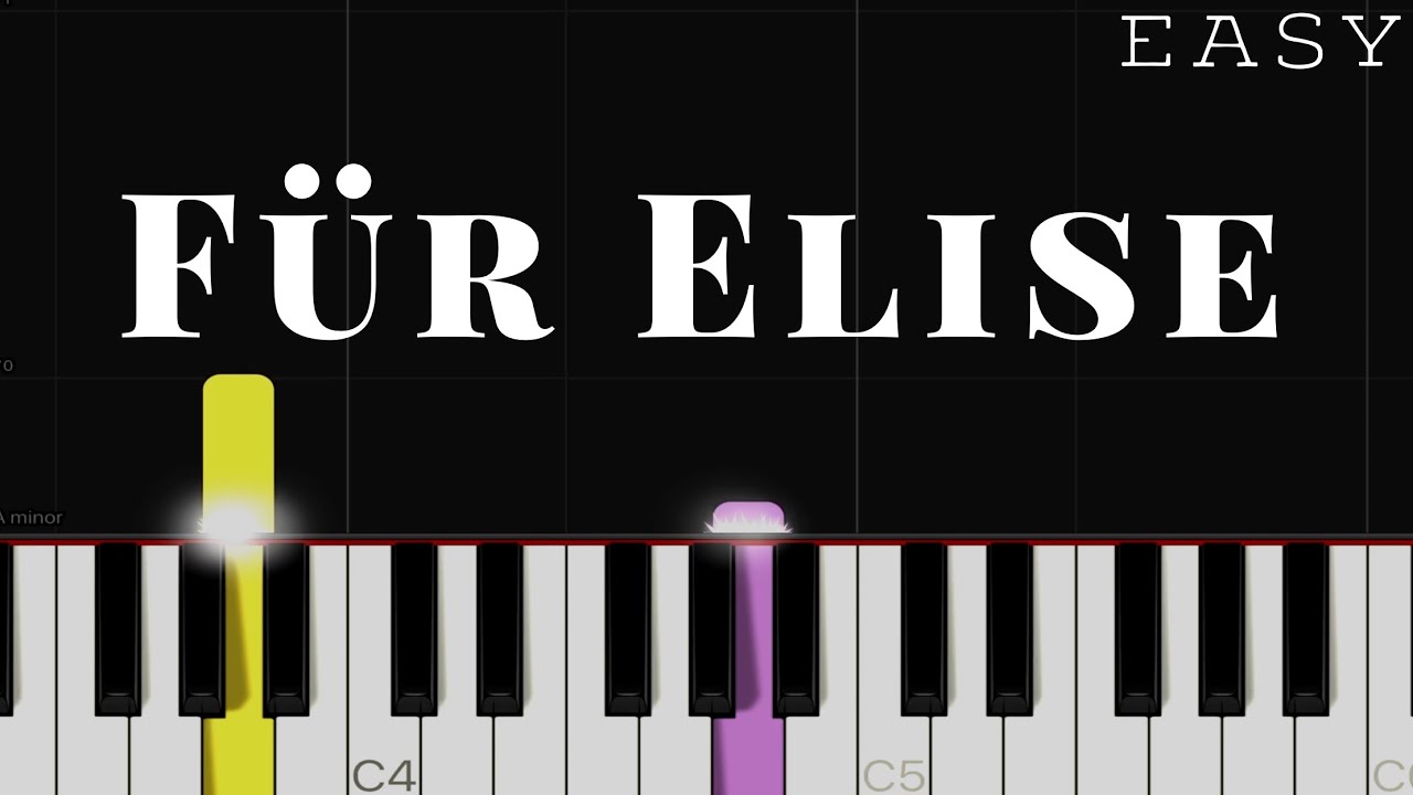 Für Elise – Beethoven | EASY Piano Tutorial